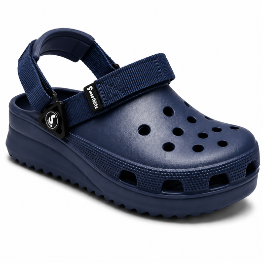 Smoothlite Ultra-Chunky Adjustable Clogs for men in Navy Blue, image 1