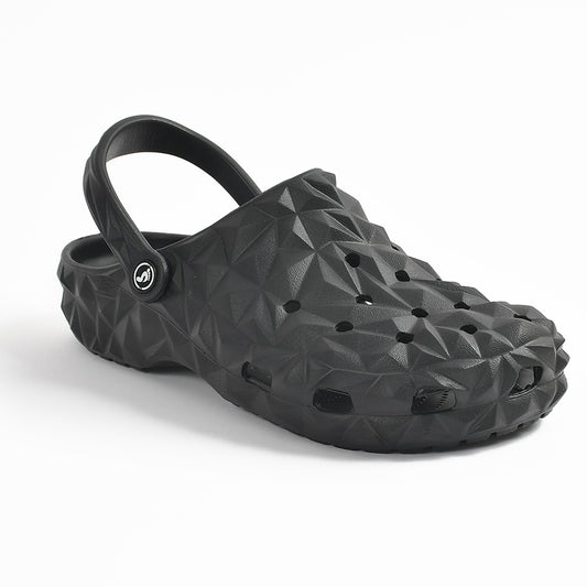 Smoothlite Diamond-Cut Ventilated Clogs for men in Black, image 1