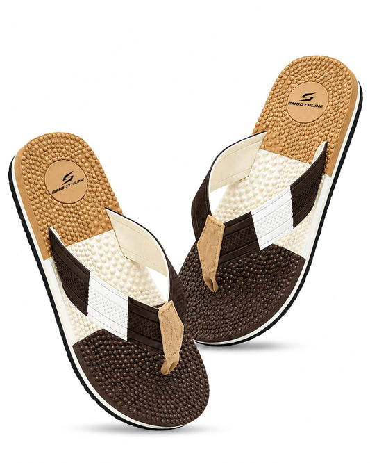 Smoothline Foot Support Massage Flip-Flops for Men