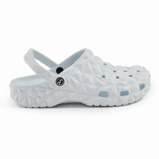 Smoothlite Diamond-Cut Ventilated Clogs for men in White, image 2