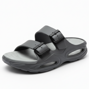 Smoothlite Dual-Tone Cushioned Slippers for men in Dark Grey & Light Grey, image 1