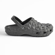 Smoothlite Diamond-Cut Ventilated Clogs for men in Dark Grey, image 2