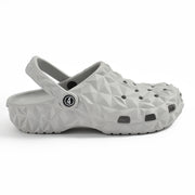 Smoothlite Diamond-Cut Ventilated Clogs for men in Light Grey, image 2