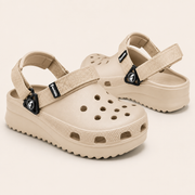 Smoothlite Ultra-Chunky Adjustable Clogs for men in Beige, image 3
