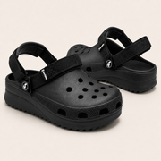 Smoothlite Ultra-Chunky Adjustable Clogs for men in Black, image 3
