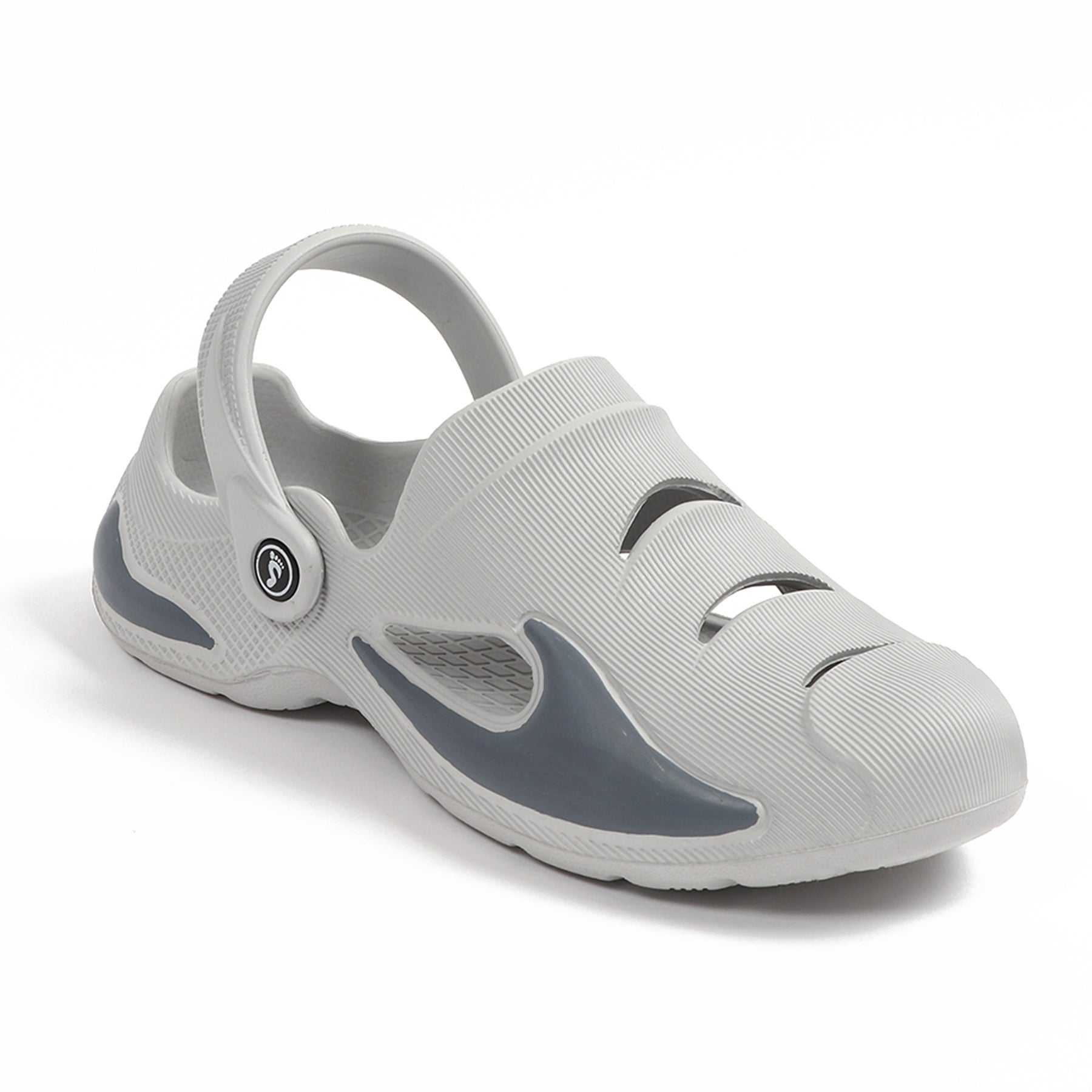 Smoothlite Painted-Heel Comfort Clogs for men in Light Grey, image 1