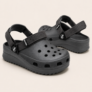 Smoothlite Ultra-Chunky Adjustable Clogs for men in Dark Grey, image 3