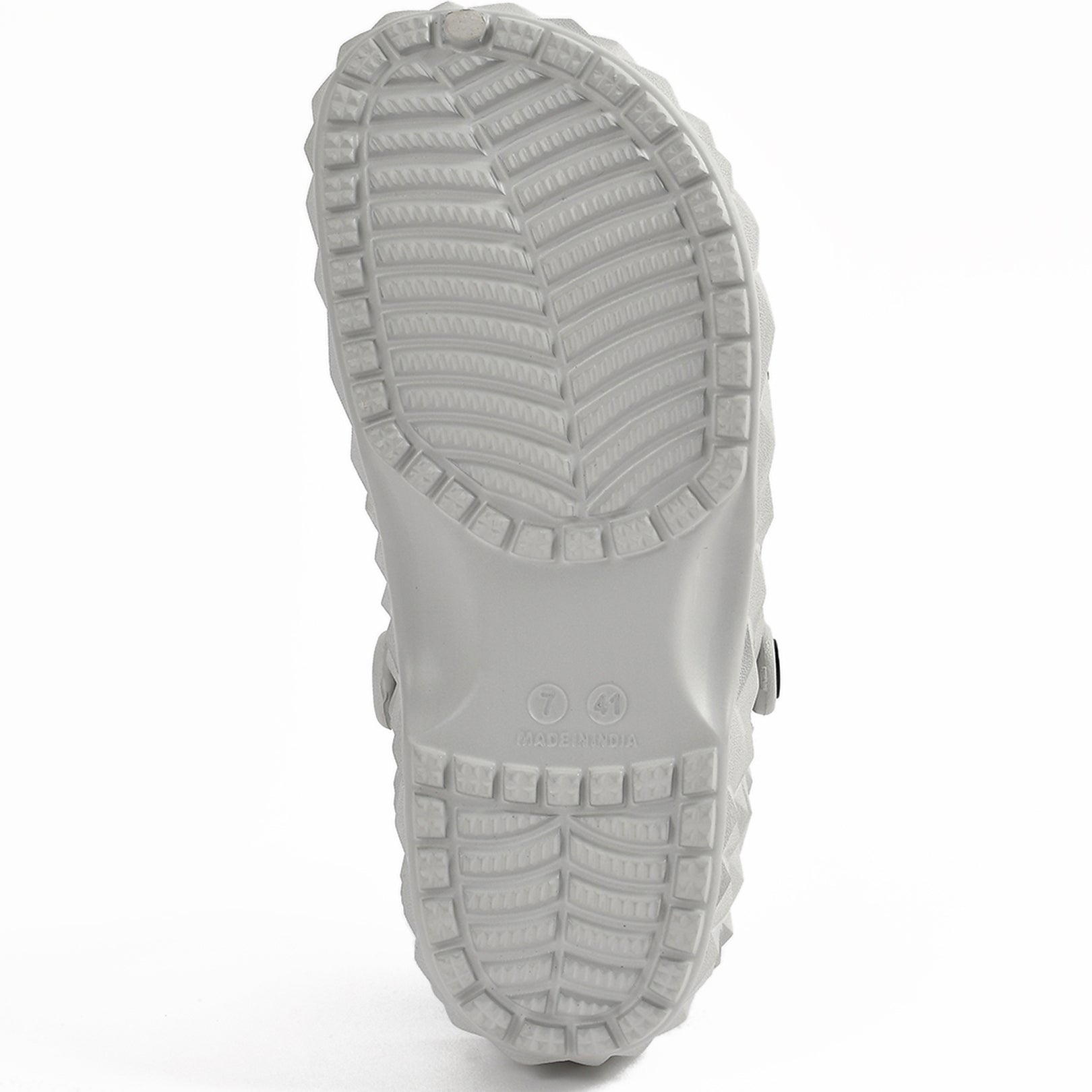 Smoothlite Diamond-Cut Ventilated Clogs for men in Light Grey, image 4