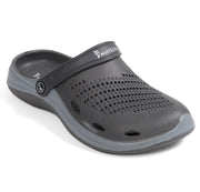 Smoothlite Classic Dual-Tone Painted Clogs for men in Dark Grey & Light Grey, image 2