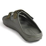 Smoothlite Adjustable Velcro Comfort Slides for men in Olive, image 3