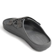 Smoothlite Adjustable Velcro Comfort Slides for men in Dark Grey, image 3