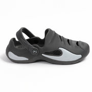 Smoothlite Painted-Heel Comfort Clogs for men in Dark Grey, image 2