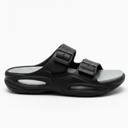 Smoothlite Dual-Tone Cushioned Slippers for men in Black & Light Grey, image 3