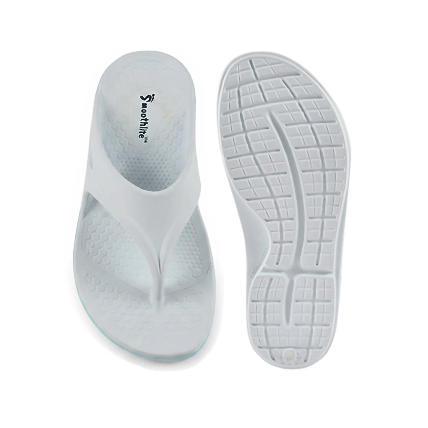 Smoothlite Everyday Cushioned Flip-Flops for men in White, image 3