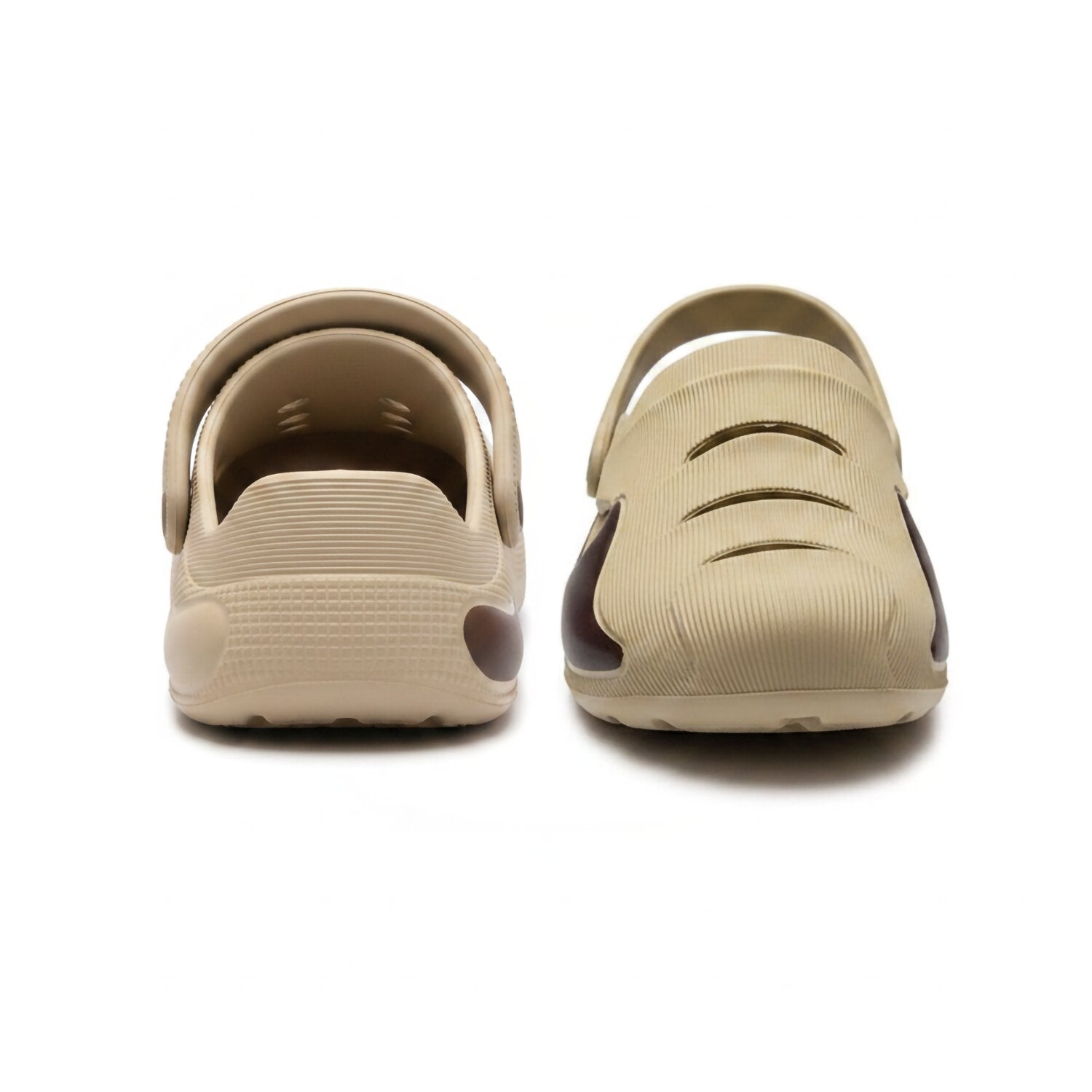 Smoothlite Painted-Heel Comfort Clogs for men in Beige, image 3