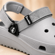 Smoothlite Ultra-Chunky Adjustable Clogs for men in Light Grey, image 4