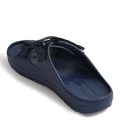 Smoothlite Adjustable Velcro Comfort Slides for men in Navy Blue, image 3