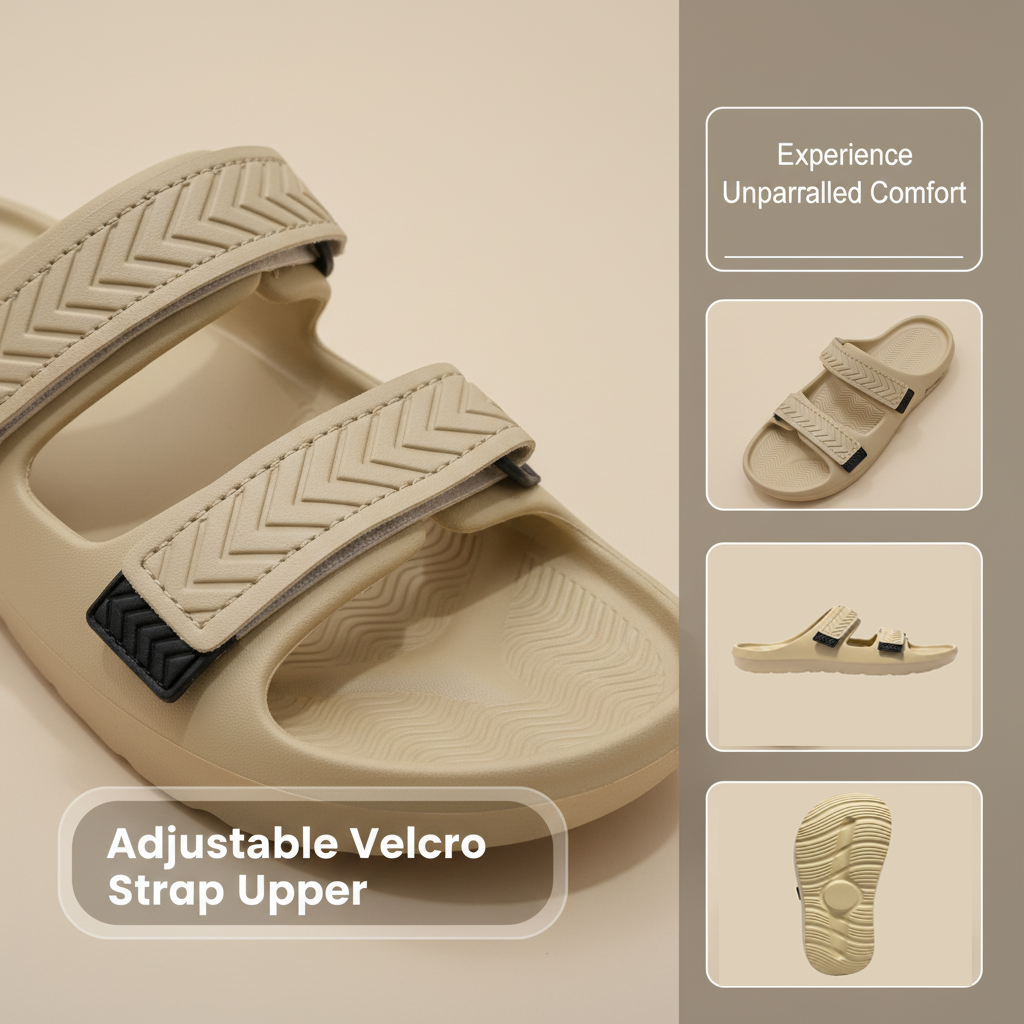 Smoothlite Adjustable Double-Strap Comfort Sandals