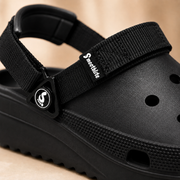Smoothlite Ultra-Chunky Adjustable Clogs for men in Black, image 4