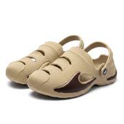 Smoothlite Painted-Heel Comfort Clogs for men in Beige, image 4