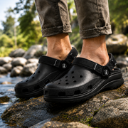 Smoothlite Ultra-Chunky Adjustable Clogs for men in Black, image 5