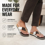 Smoothline Foot Support Massage Flip-Flops for Men