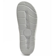 Smoothlite Adjustable Velcro Comfort Slides for men in Light Grey, image 5
