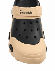 Smoothlite Dual-Tone Chunky Comfort Clogs for men in Beige & Black, image 5