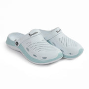 Smoothlite Classic Dual-Tone Painted Clogs for men in White & Blue, image 6