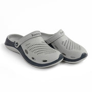 Smoothlite Classic Dual-Tone Painted Clogs for men in Light Grey & Dark Grey, image 5