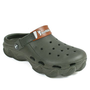 Smoothlite Chunky Clogs with Contrast Strap for men in Olive, image 1