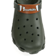 Smoothlite Chunky Clogs with Contrast Strap for men in Olive, image 6