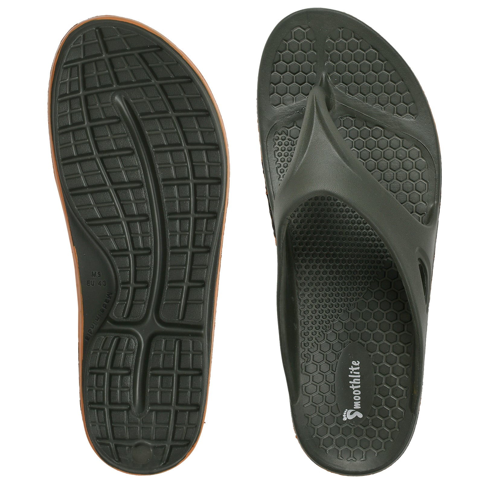 Smoothlite Everyday Cushioned Flip-Flops for men in Olive, image 5
