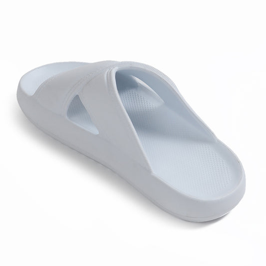 Smoothlite Cross-Strap Comfort Slides for men in White, image 2