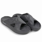 Smoothlite Cross-Strap Comfort Slides for men in Dark Grey, image 4