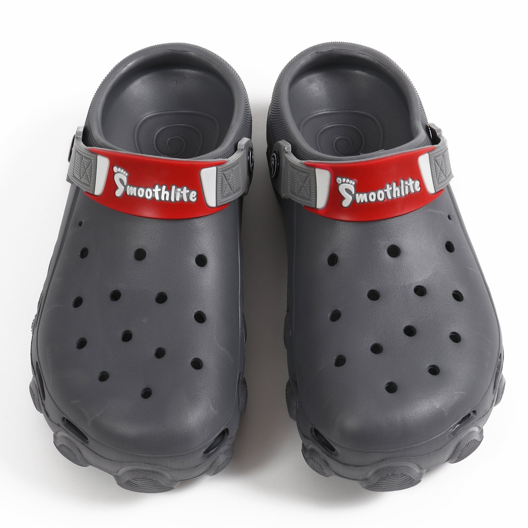 Smoothlite Chunky Clogs with Contrast Strap for men in Dark Grey, image 4