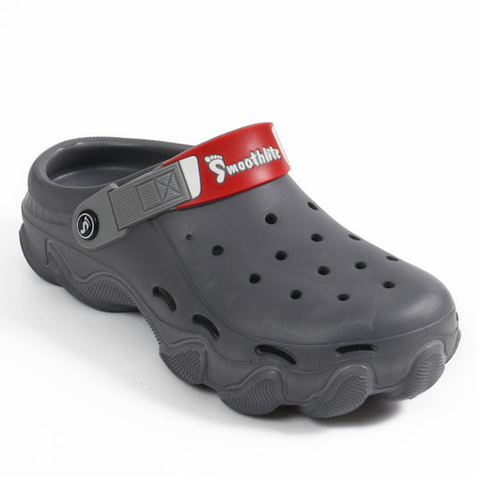 Smoothlite Chunky Clogs with Contrast Strap for men in Dark Grey, image 1