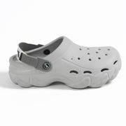 Smoothlite Chunky Clogs with Contrast Strap for men in Light Grey, image 2