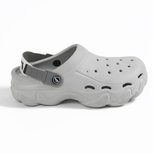 Smoothlite Chunky Clogs with Contrast Strap for men in Light Grey, image 2
