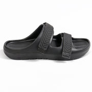 Smoothlite Adjustable Double-Strap Comfort Sandals for men in Black, image 2