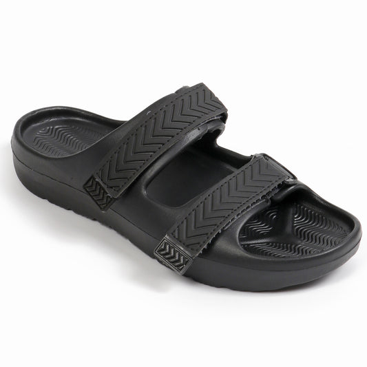 Smoothlite Adjustable Double-Strap Comfort Sandals for men in Black, image 1