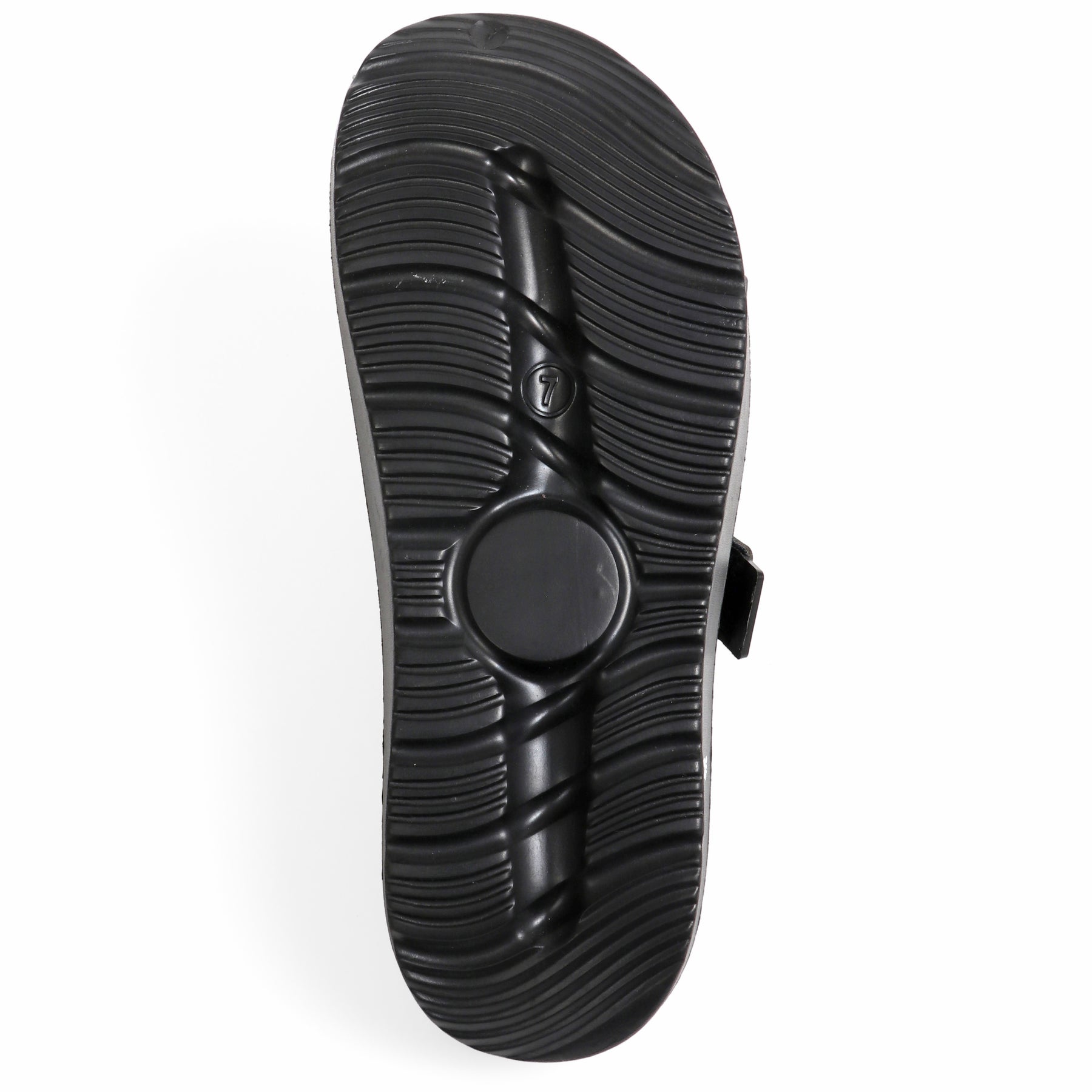 Smoothlite Adjustable Double-Strap Comfort Sandals for men in Black, image 5