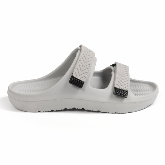 Smoothlite Adjustable Double-Strap Comfort Sandals for men in Light Grey, image 2