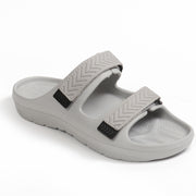 Smoothlite Adjustable Double-Strap Comfort Sandals for men in Light Grey, image 1