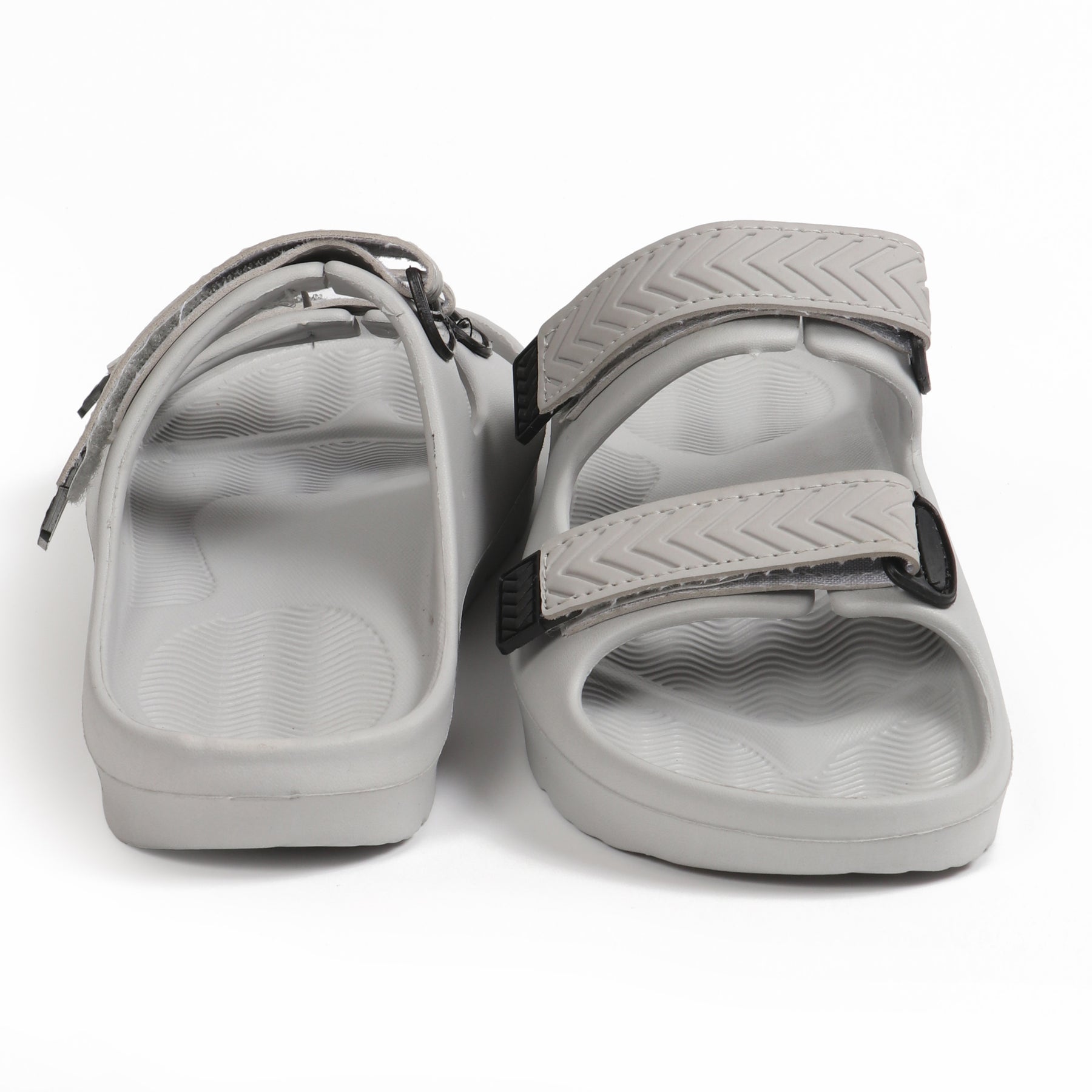 Smoothlite Adjustable Double-Strap Comfort Sandals for men in Light Grey, image 3
