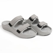 Smoothlite Adjustable Double-Strap Comfort Sandals for men in Light Grey, image 6