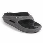 Smoothlite Dual-Tone Slides with Removable Footbed for men in Dark Grey & Black, image 1