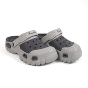 Smoothlite Dual-Tone Chunky Comfort Clogs for men in Dark Grey & Light Grey, image 4