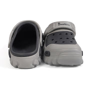 Smoothlite Dual-Tone Chunky Comfort Clogs for men in Dark Grey & Light Grey, image 6
