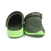Smoothlite Classic Dual-Tone Painted Clogs for men in Olive & Green, image 5
